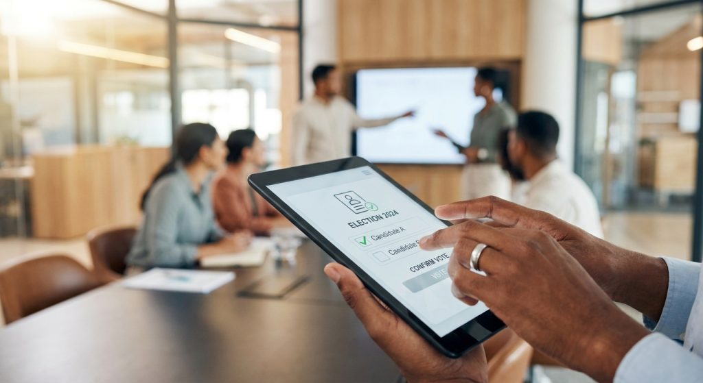 Comment le vote électronique facilite l&rsquo;organisation des élections en entreprise